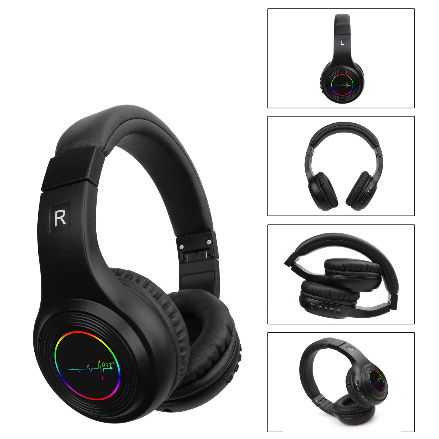 Bluetooth 5.3 EchoWave Headphones Featuring & Noise Cancellation